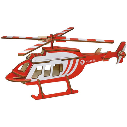 Puzzle 3d d'un helicopter