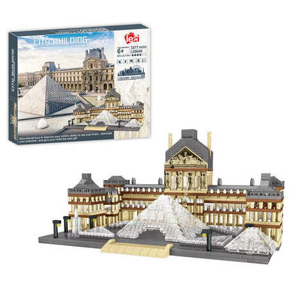 Puzzle 3d du louvre