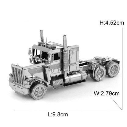 Puzzle 3d mecanique camion en metal