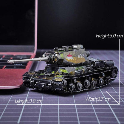 Puzzle 3d metal d'un tank