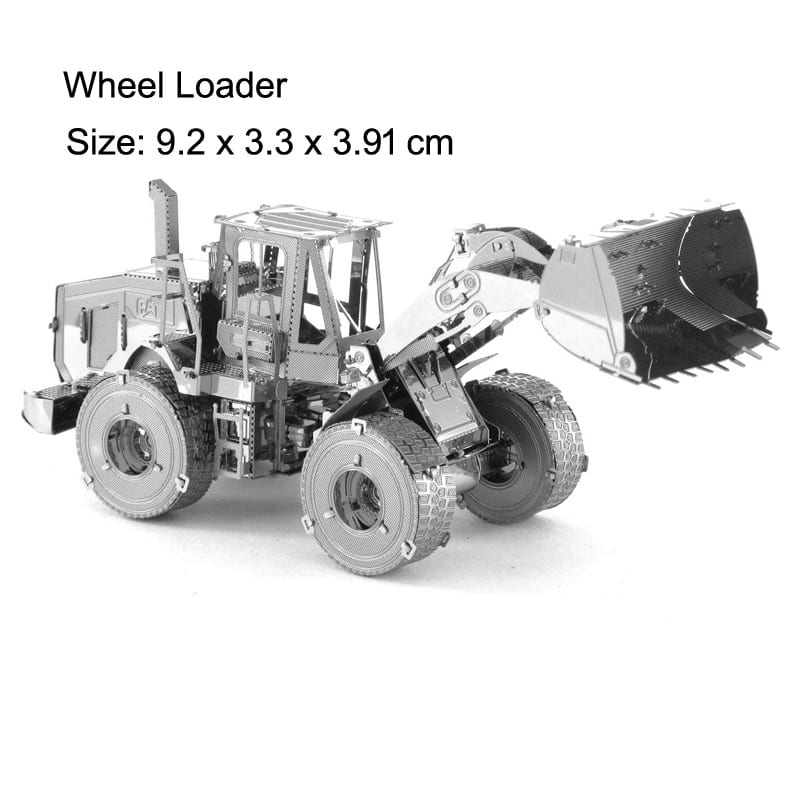 Puzzle 3d metal d'un tracteur