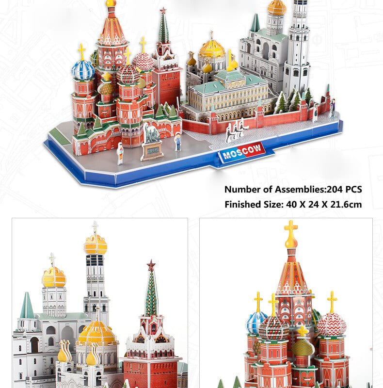 Puzzle 3d Moscou