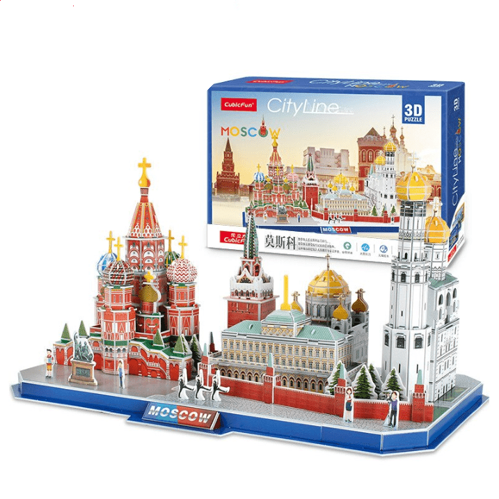 Puzzle 3d Moscou en papier