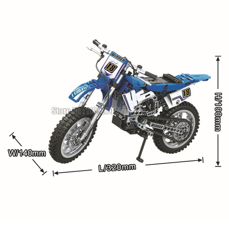 Puzzle 3D Moto Cross en plastique