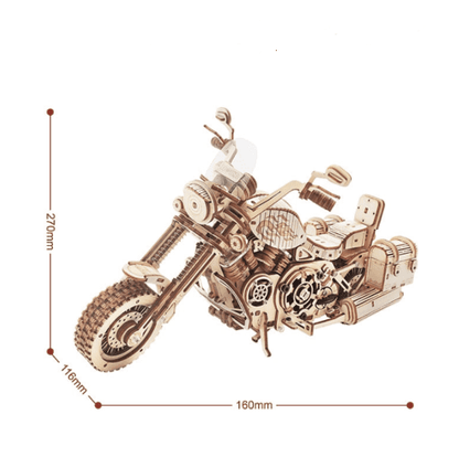 Puzzle 3d d'une moto