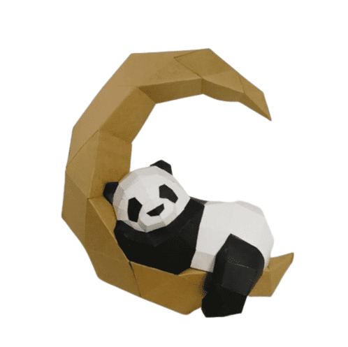 Puzzle 3D Panda en papier