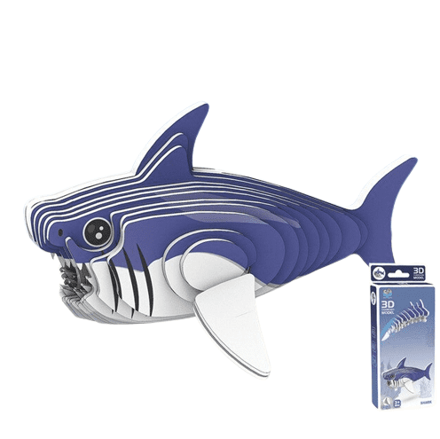 Puzzle 3D d'un Requin