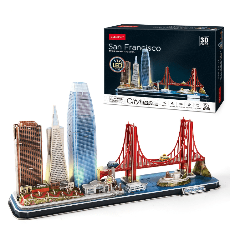 Puzzle en 3d San Francisco