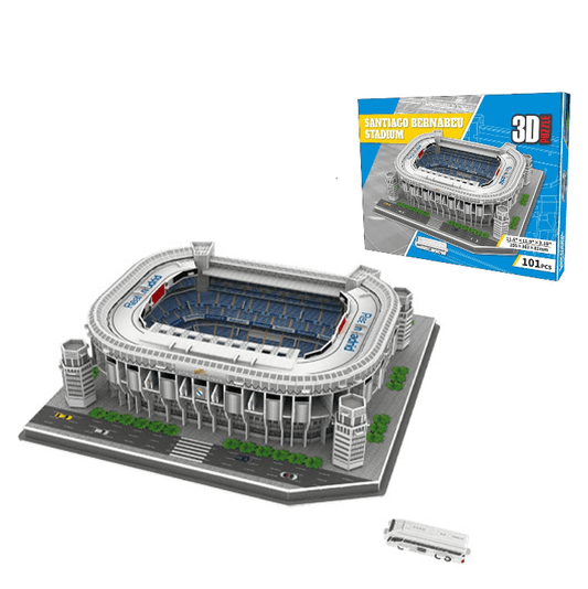 Puzzle 3D Santiago Bernabeu en plastique