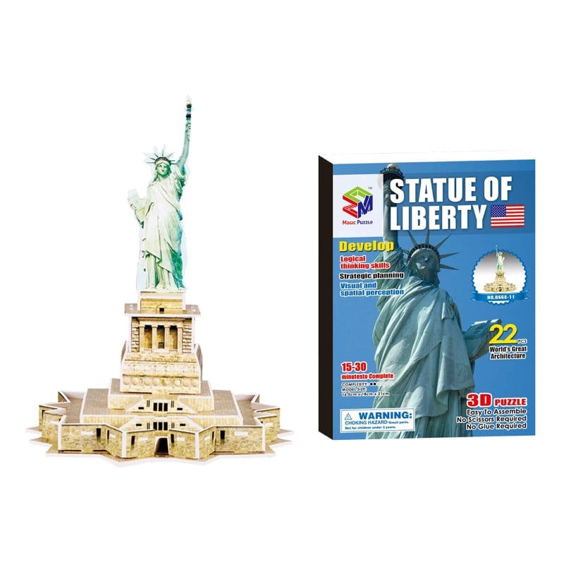 Puzzle en 3D de la Statue De La Liberté