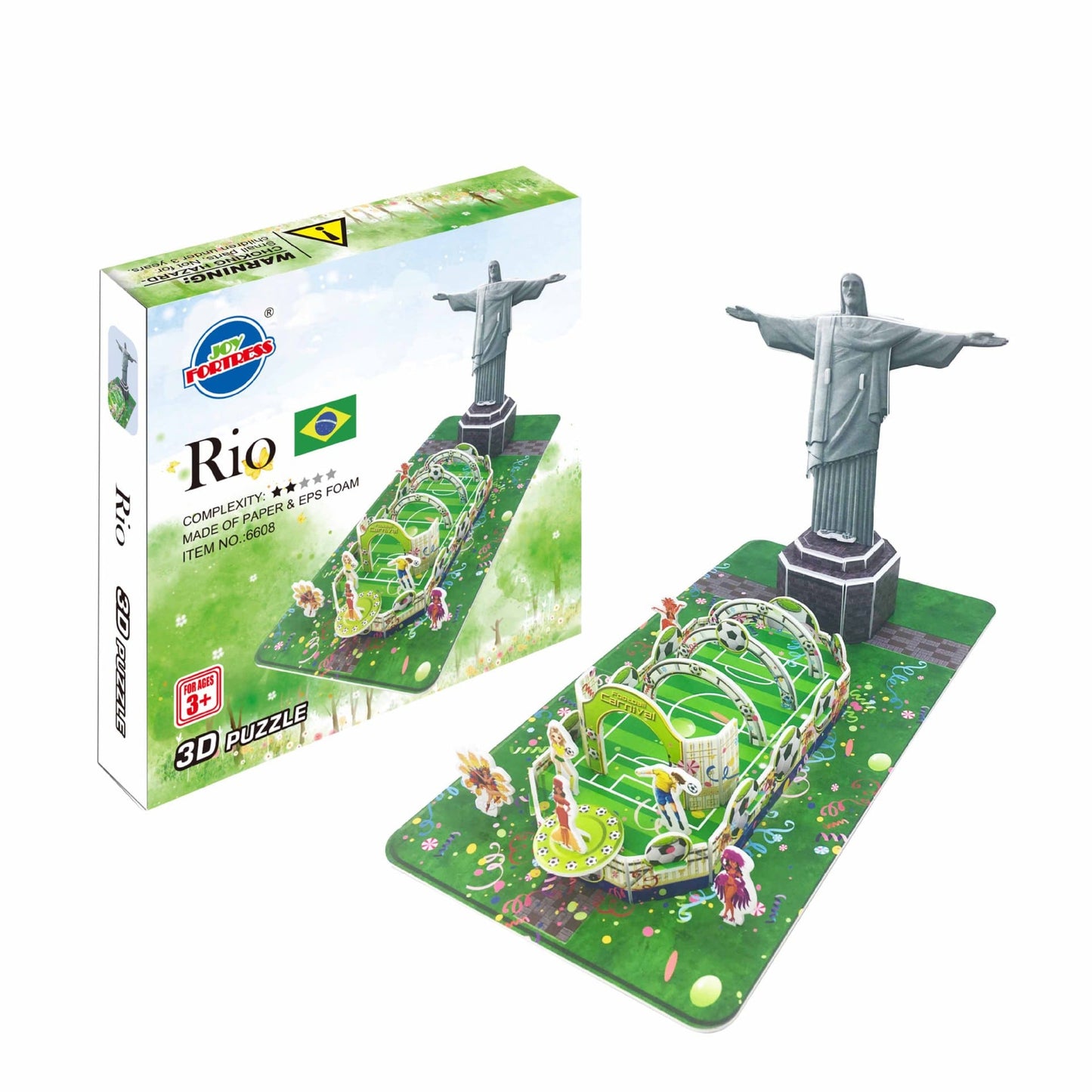 Puzzle 3D Statue en papier