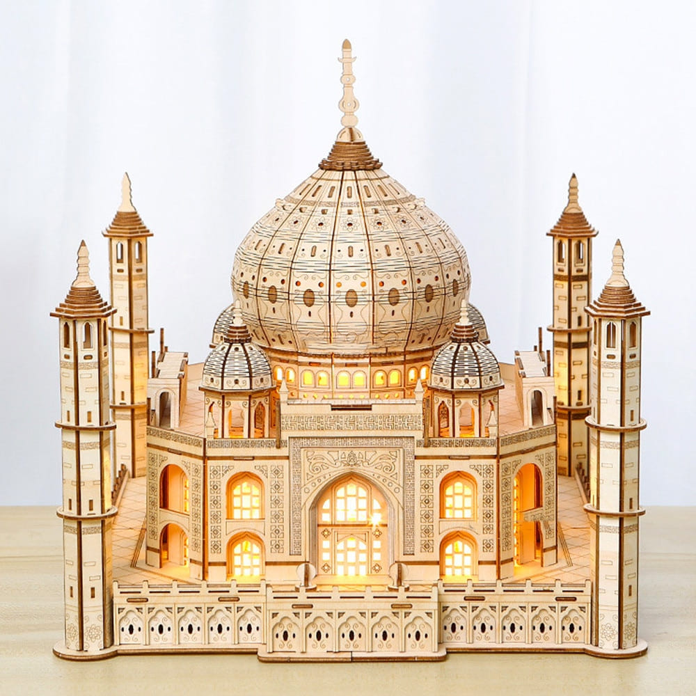 Puzzle 3D Taj Mahal en bois