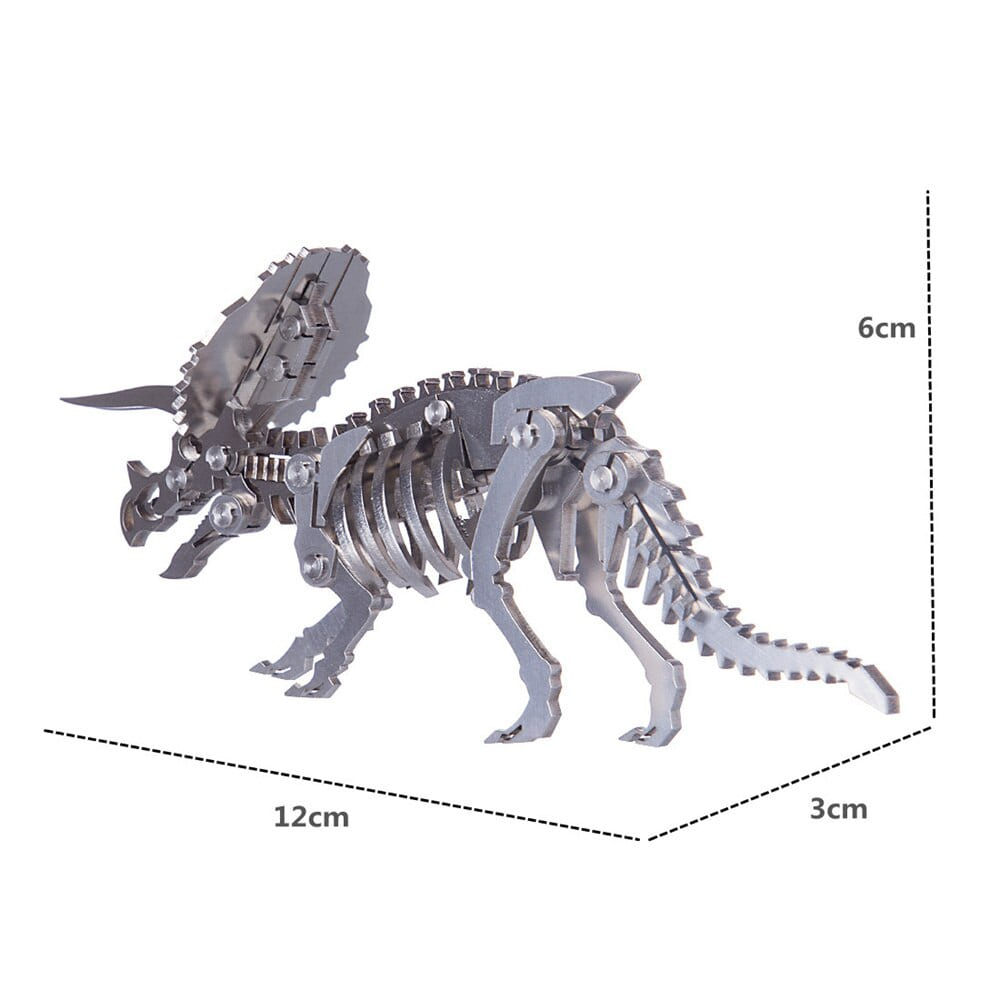 Puzzle en 3D d'un Triceratops