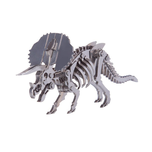 Puzzle 3D Triceratops en metal