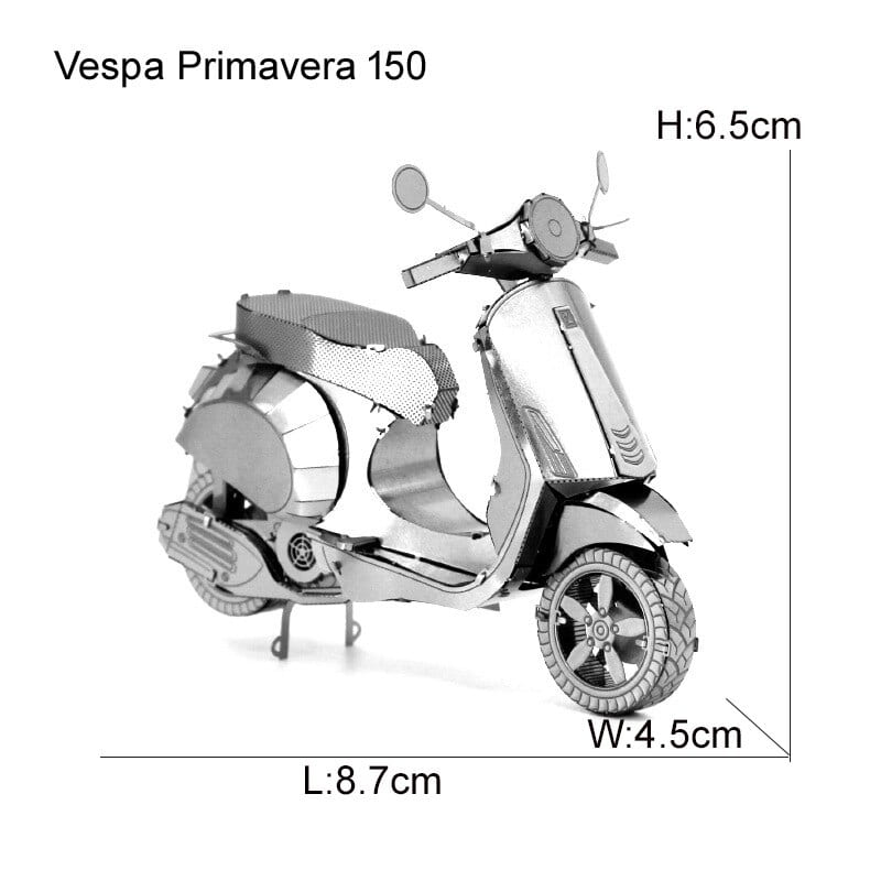 Puzzle 3D Vespa en metal