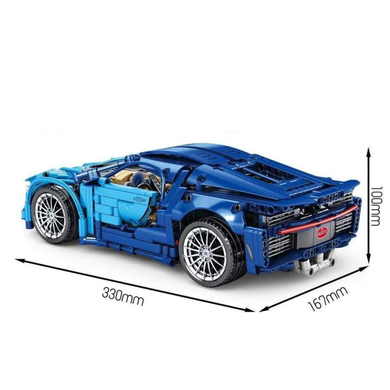 Puzzle 3d voiture bugatti en plastique abs