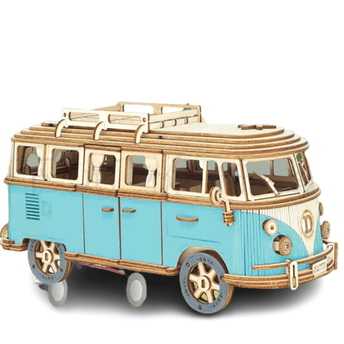 Puzzle 3d d'un combi volkswagen