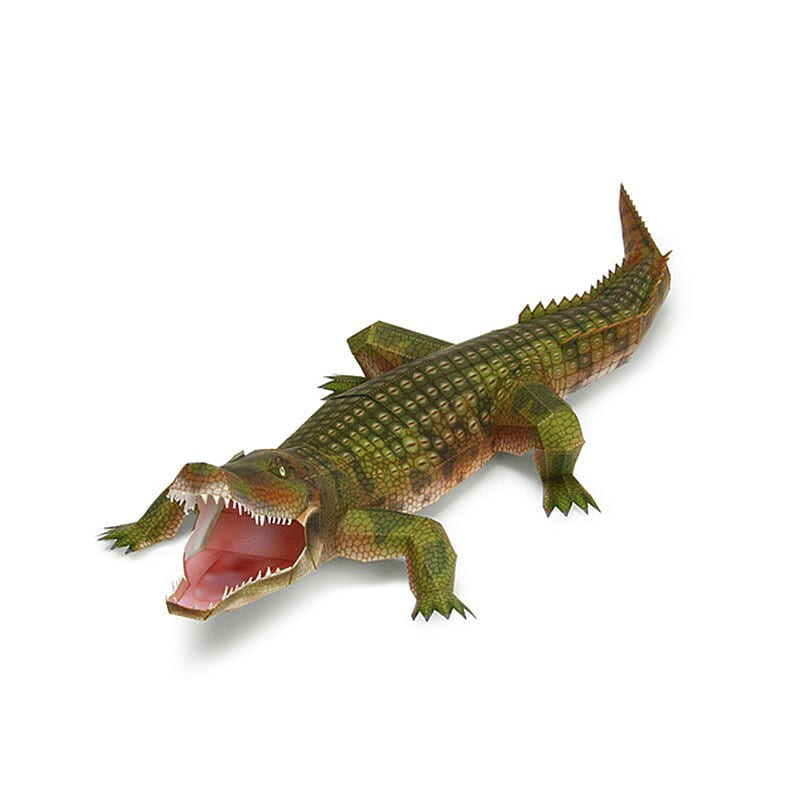 Puzzle en 3d crocodile