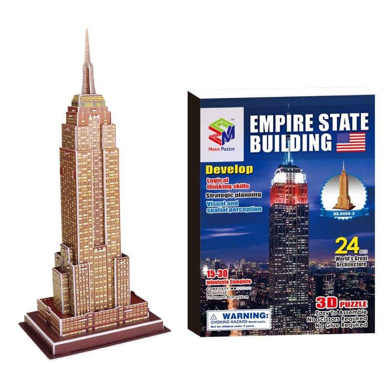 Puzzle en 3d empire state building