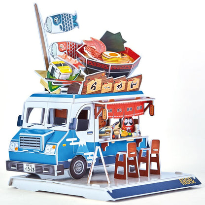 Puzzle 3d food truck