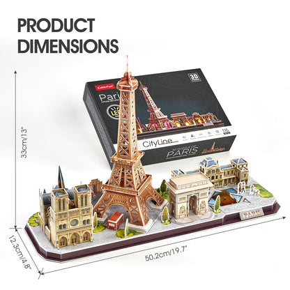 Puzzle 3D France dimenssion