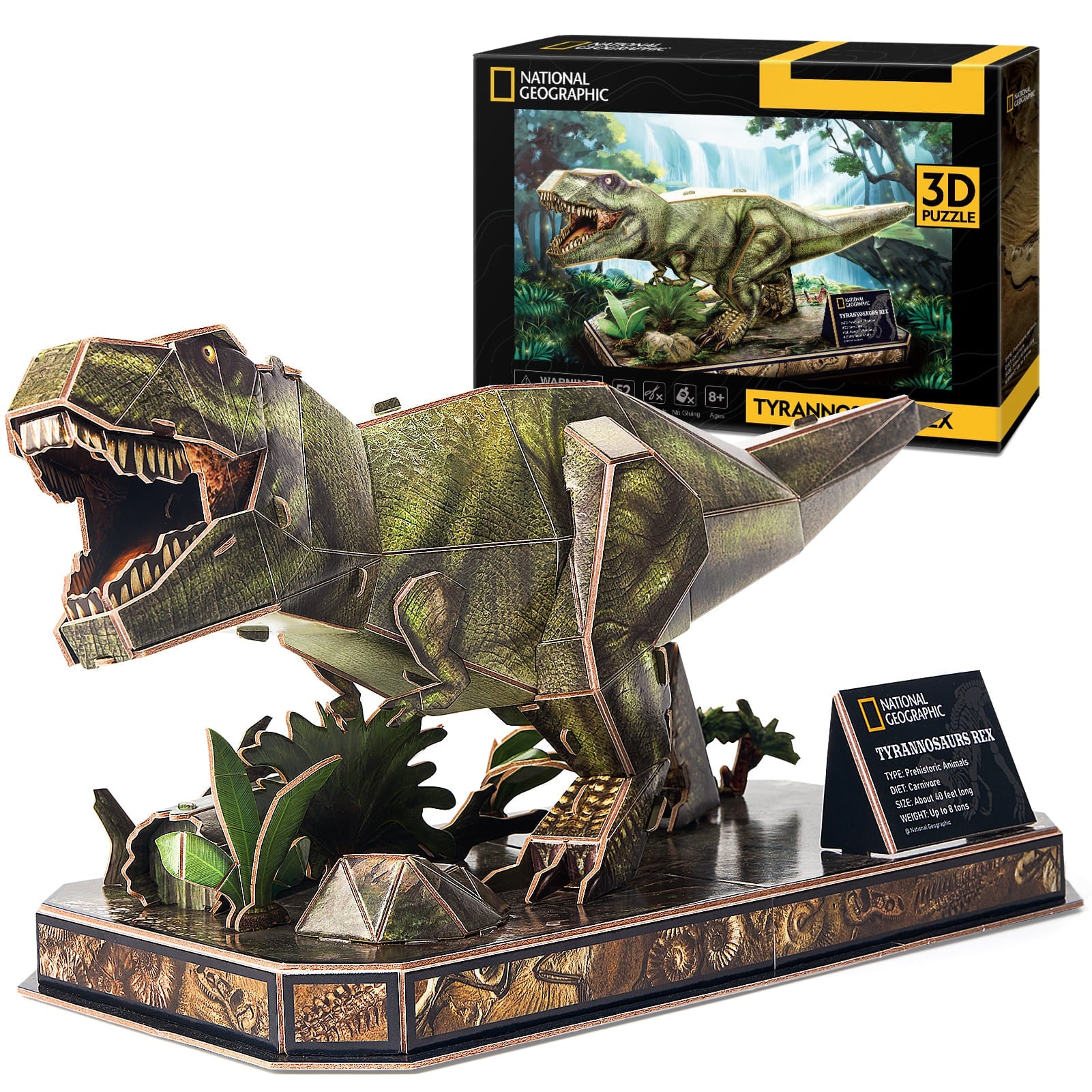 Puzzle 3d d'un geant dinosaure