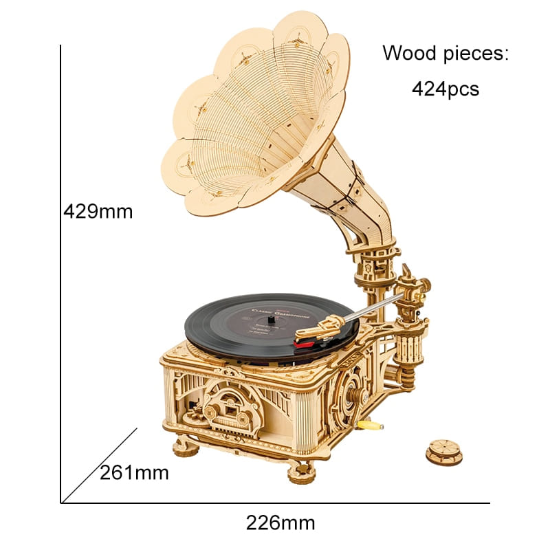 Puzzle 3D Gramophone 424 pièces