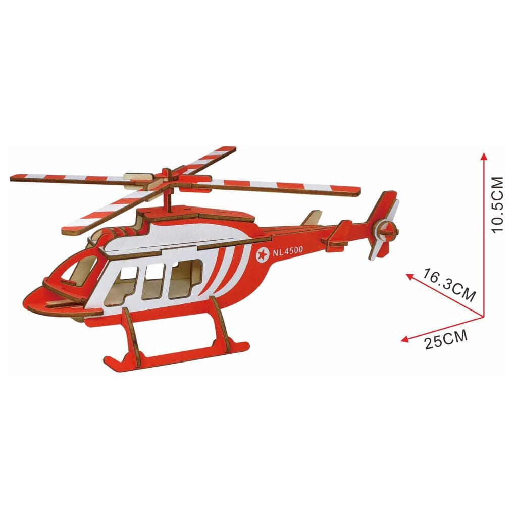 Puzzle en 3d helicopter