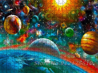 Puzzle 500 pièces planètes