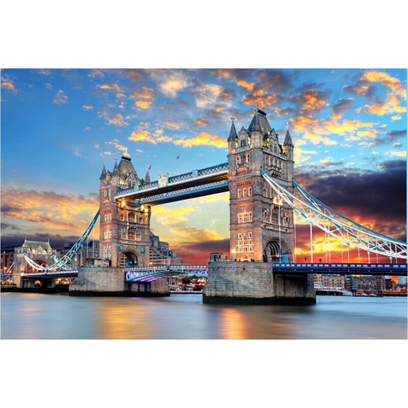 Puzzle 6000 pièces Tower Bridge en bois