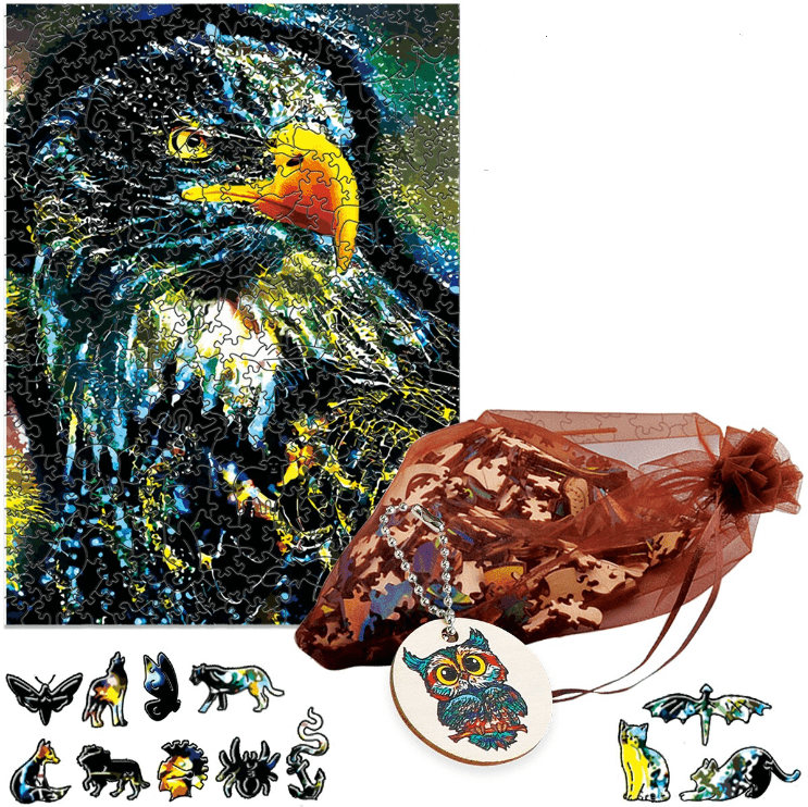 Puzzle d'un Aigle Bleu