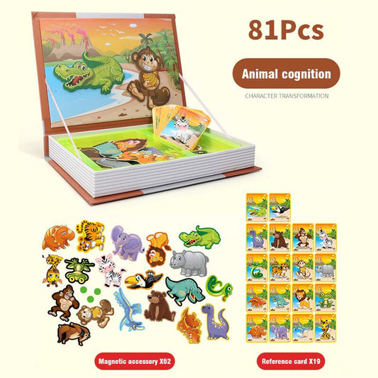 Puzzle aimant animaux