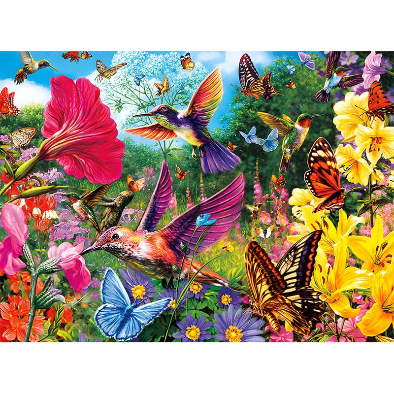 Puzzle Animaux Coloré Adulte en bois