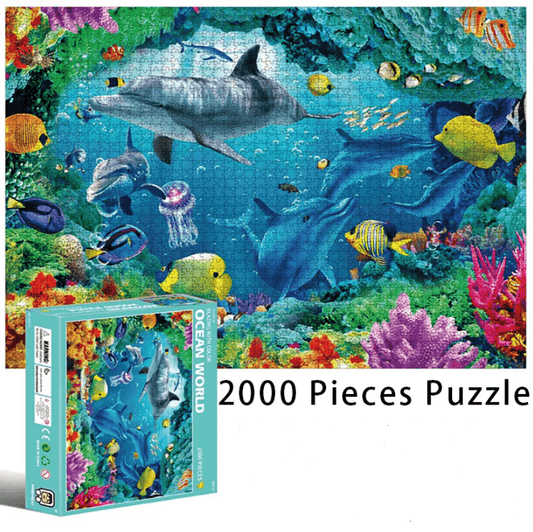 Puzzle Animaux Marins de  2000 pièces