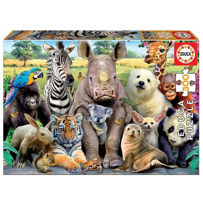 Puzzle animaux de la jungle