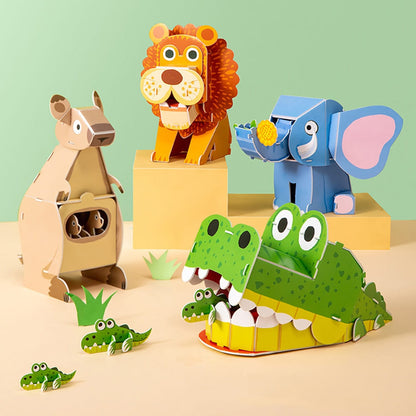 Puzzle Animaux en Carton educatif