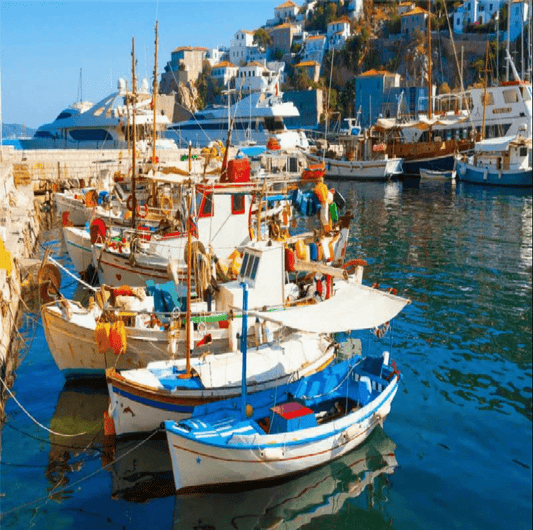 Puzzle Bateau de Pêche en papier