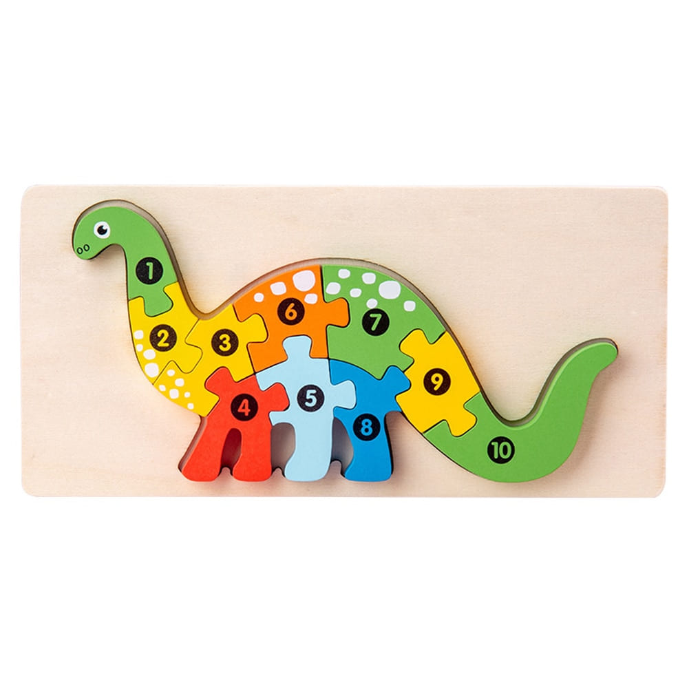 Puzzle Bebe Dinosaure en bois