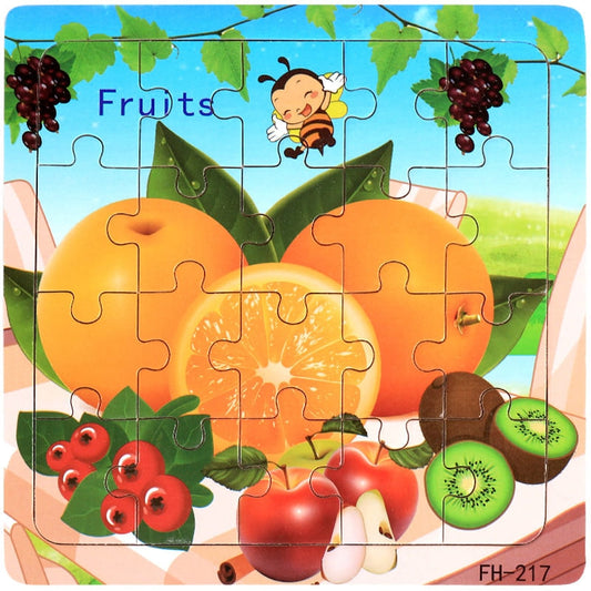 Puzzle en Bois Fruit En Volume
