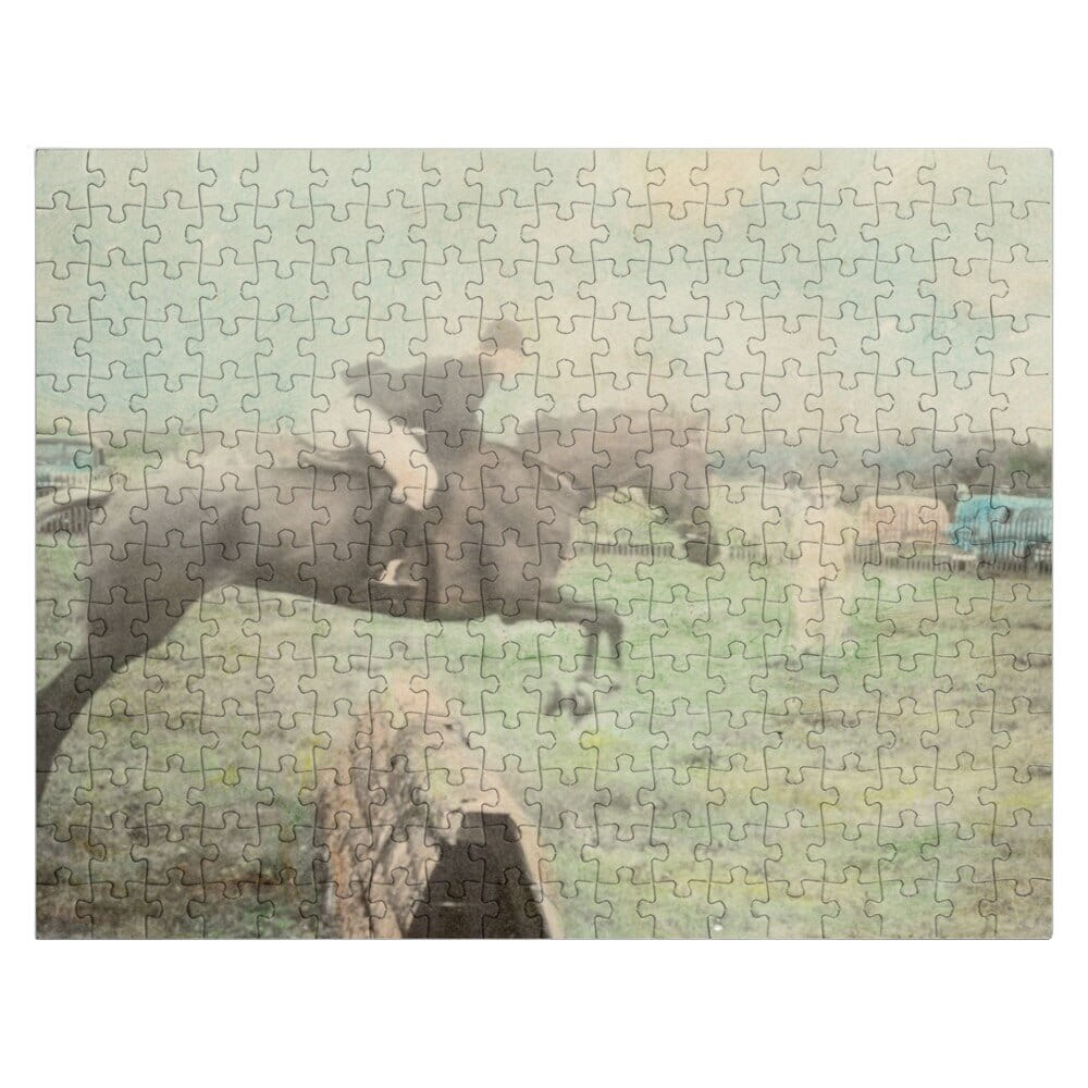 Puzzle Cavalier Cheval en bois