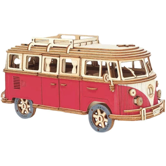 Puzzle 3d combi volkswagen rouge
