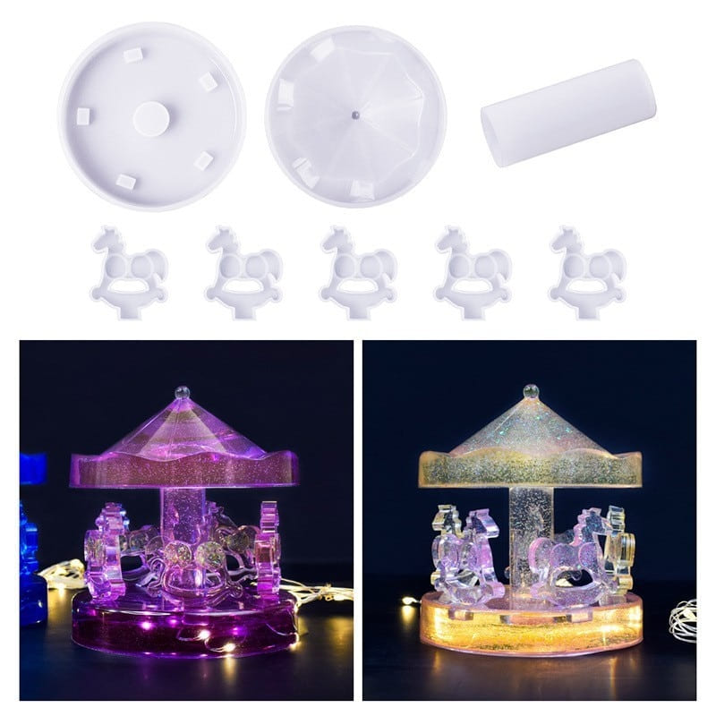 Puzzle en 3d crystal carousel