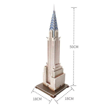 Puzzle 3d chrysler building