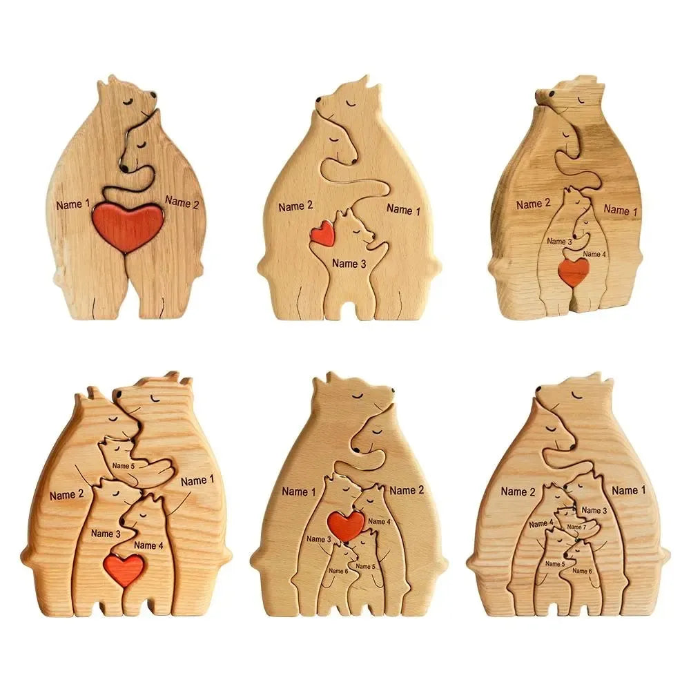 Puzzle d'art en bois