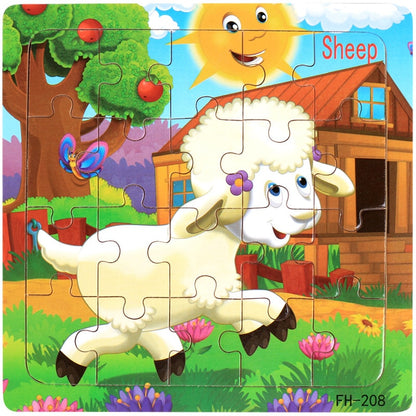 Puzzle en bois mouton
