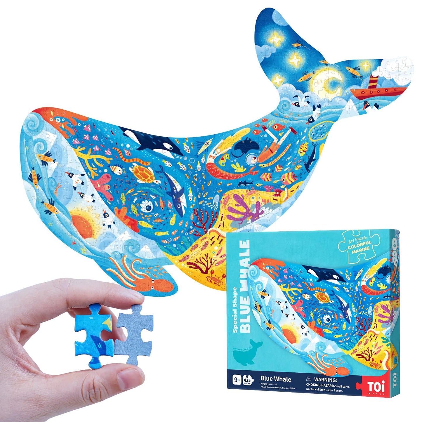 Puzzle enfant baleine