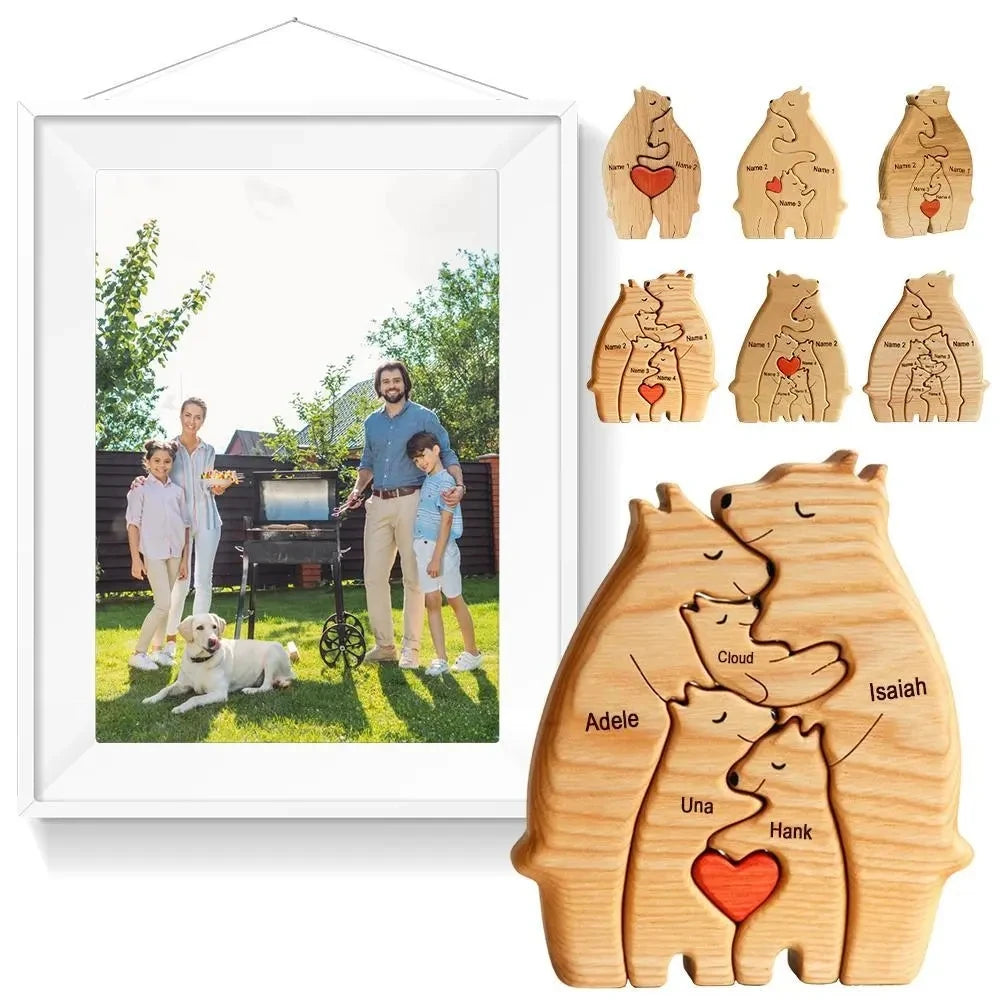 Puzzle d'art en bois