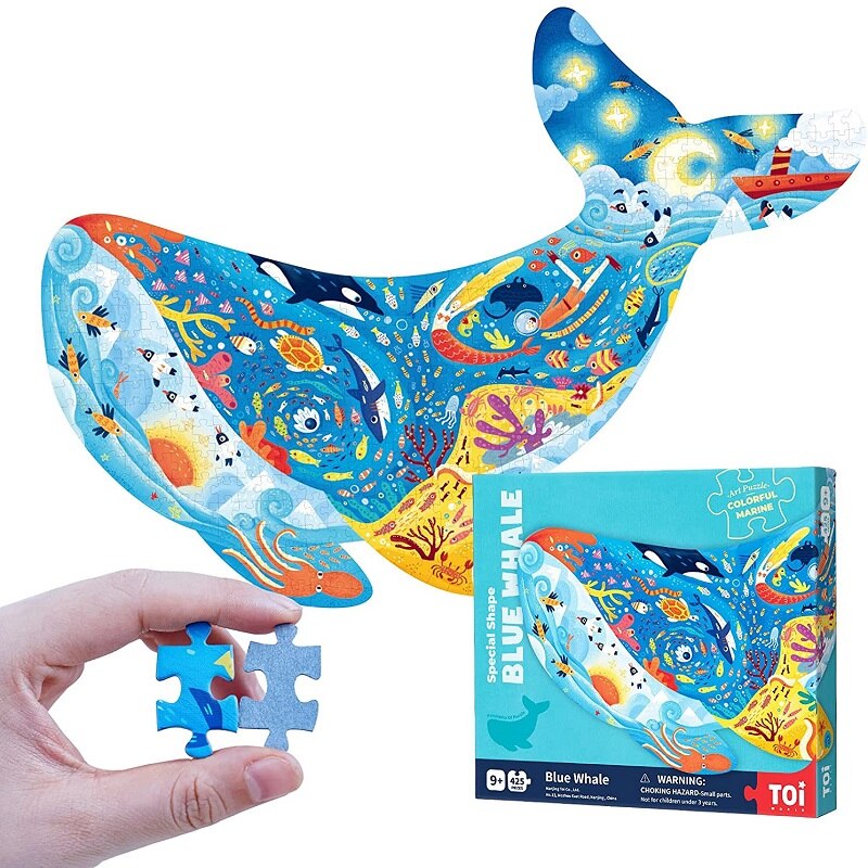 Puzzle enfant baleine