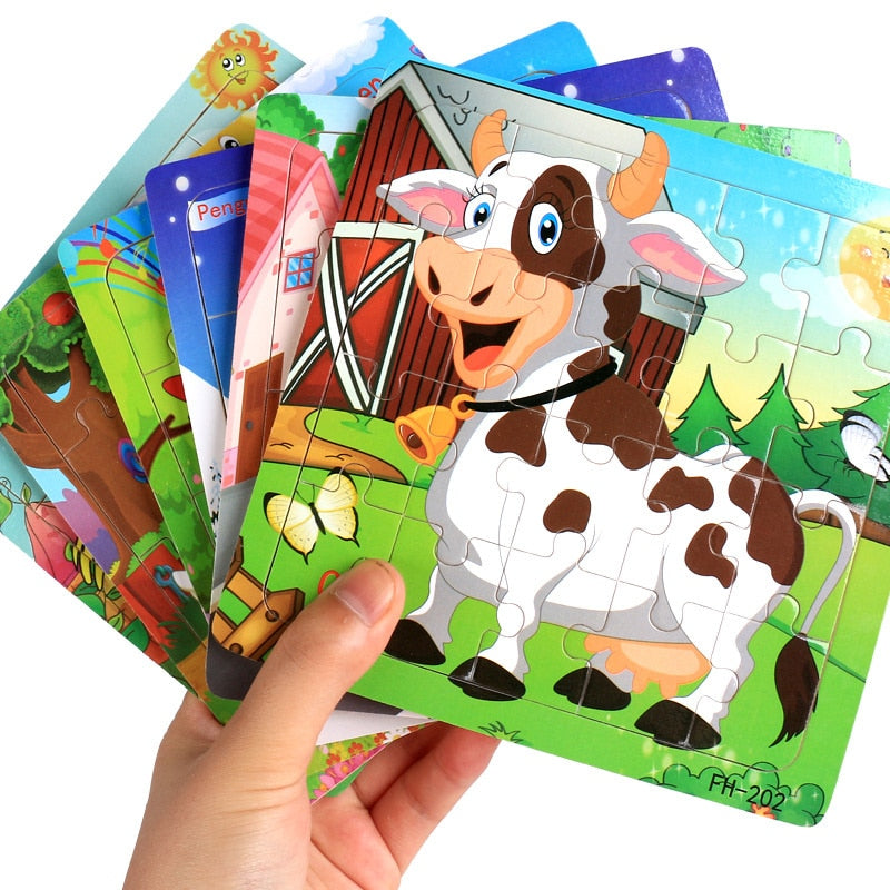 Puzzle vache maternelle