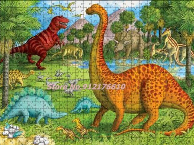 Puzzle dinosaure 500 pieces